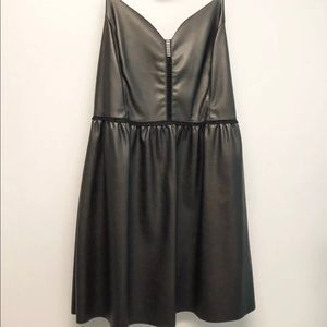 Zara Black Faux Leather size  L